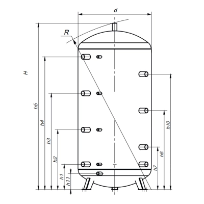 KHT Zbiornik buforowy  1000 L